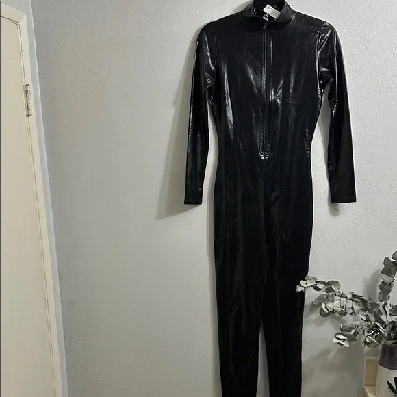 BNWT-  forplay  Black Long-Sleeve jumpsuit- S/M - Picture 5 of 13